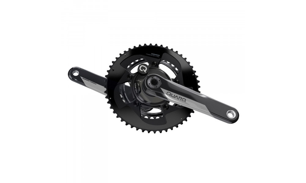 Vändad võimsuse mõõtjaga SRAM DUB Quarq Dzero 52-36T - 1