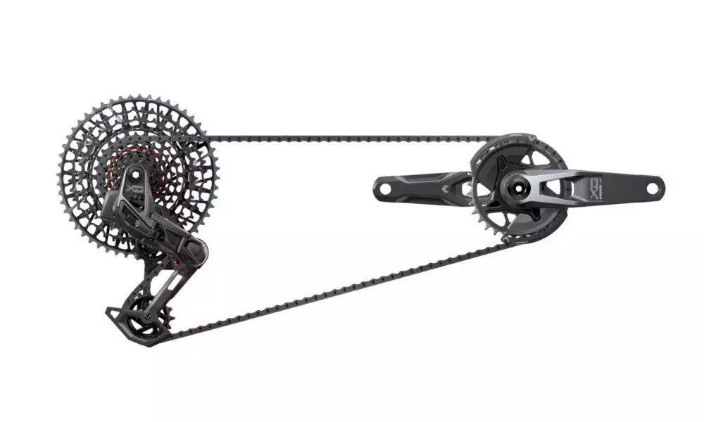 Rühmaülekande osade komplekt SRAM X0 Eagle T-Type AXS 1x12speed 32Tx10-52T 