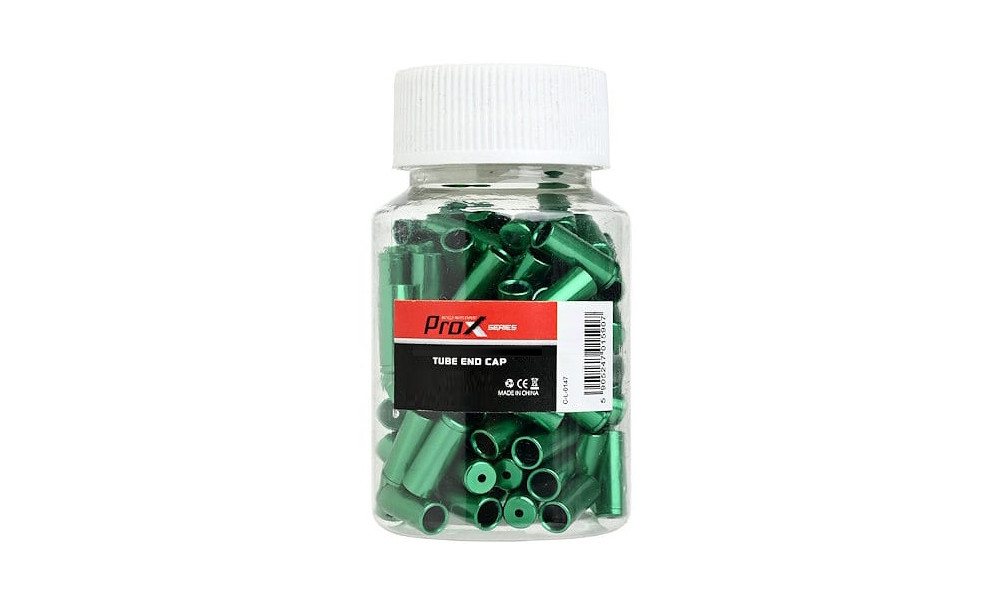Hammasratta korpuse otsakork ProX Alu green (100pcs.) - 2