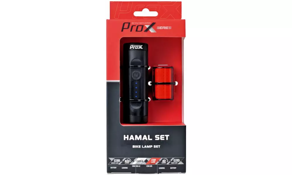 Tulede komplekt ProX Hamal 600Lm + Zeta S 80Lm USB - 4