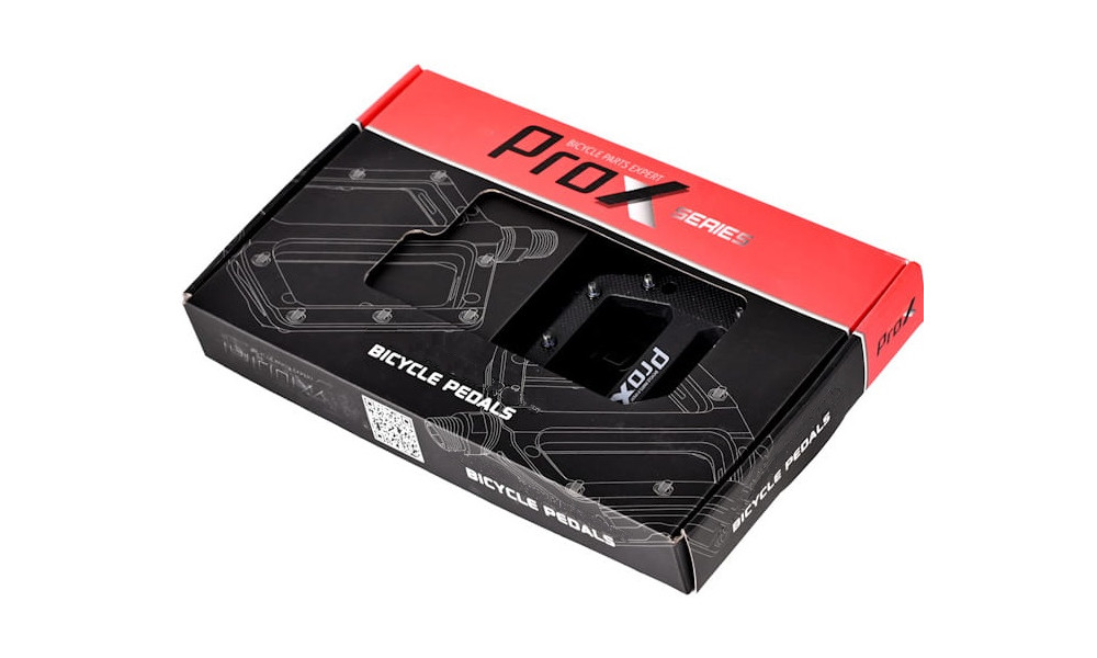 Pedaalid ProX Base Pro 26 nylon Pins axle Cr-Mo black - 3