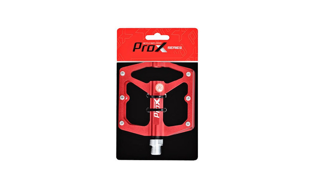 Pedaalid ProX Stig 24 Alu Pins axle Cr-Mo red - 3