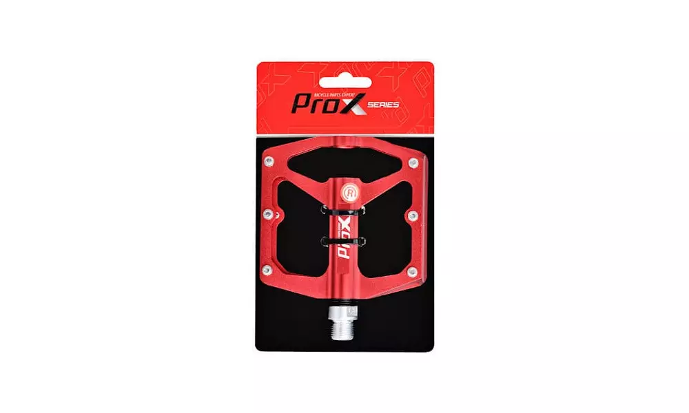 Pedaalid ProX Stig 24 Alu Pins axle Cr-Mo red - 3