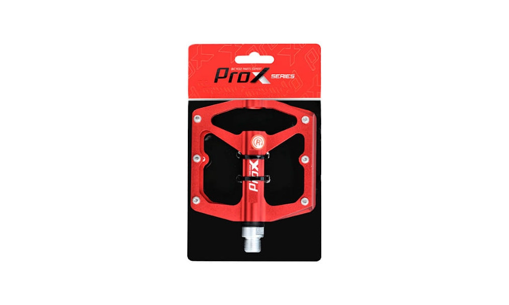 Pedaalid ProX Stig 25 Alu Pins axle Cr-Mo red - 3