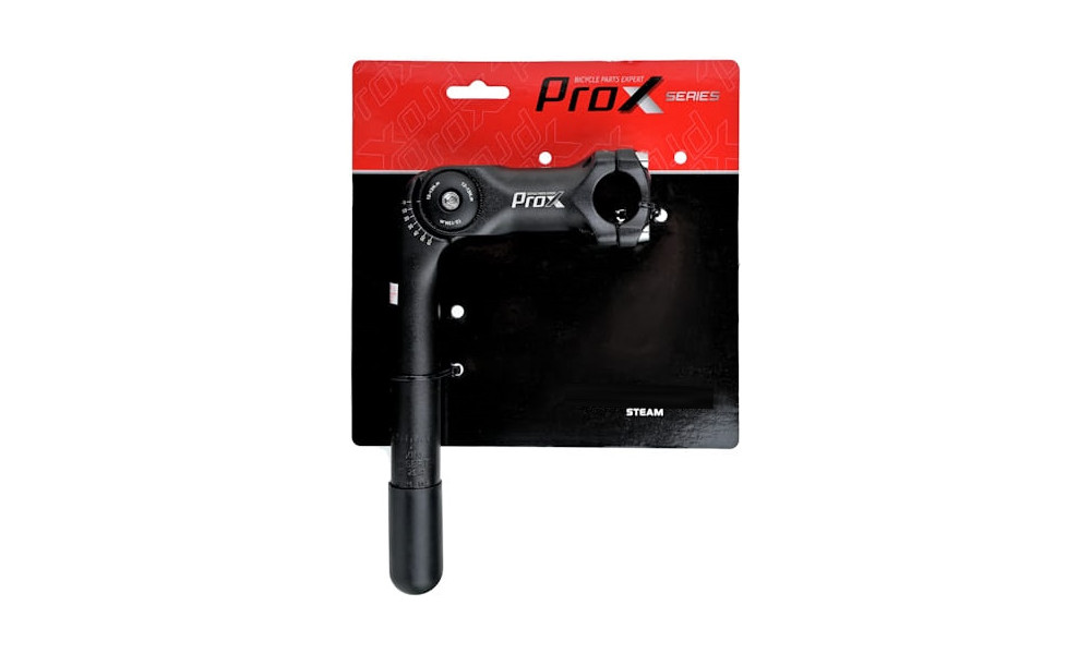 Lenksupikendus ProX City adjustable 25.4/100/180mm 0/60° black - 2