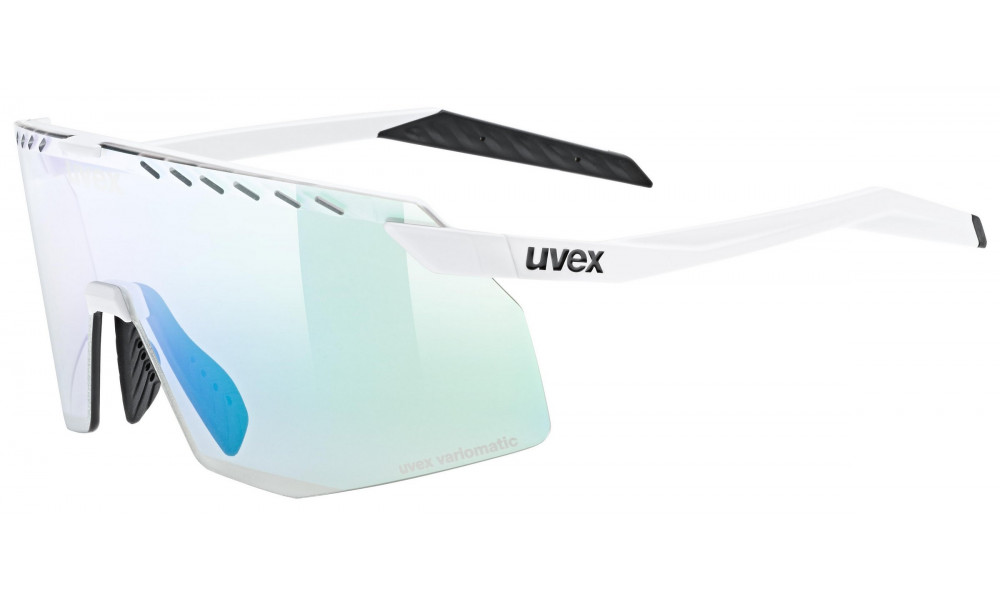 Prillid Uvex pace stage V white matt / mirror green - 1