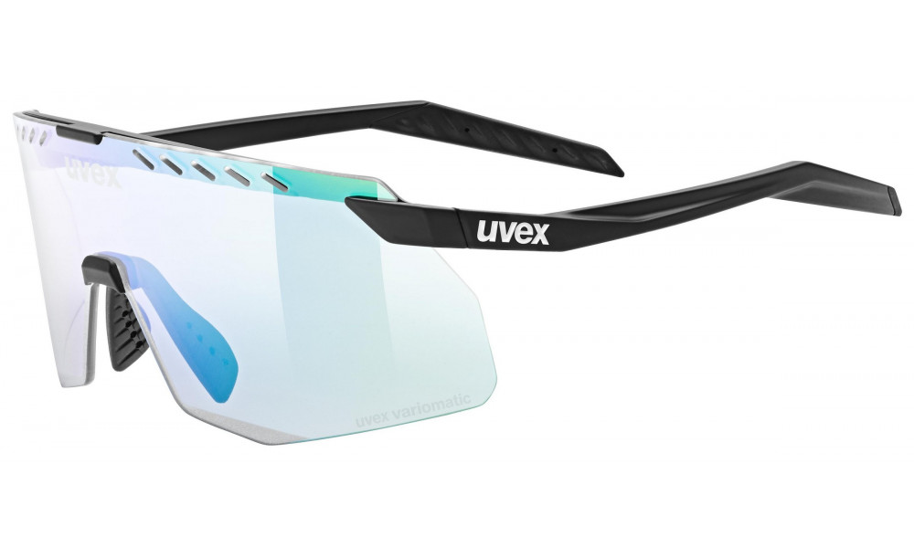 Prillid Uvex pace stage S V black matt / mirror green - 1