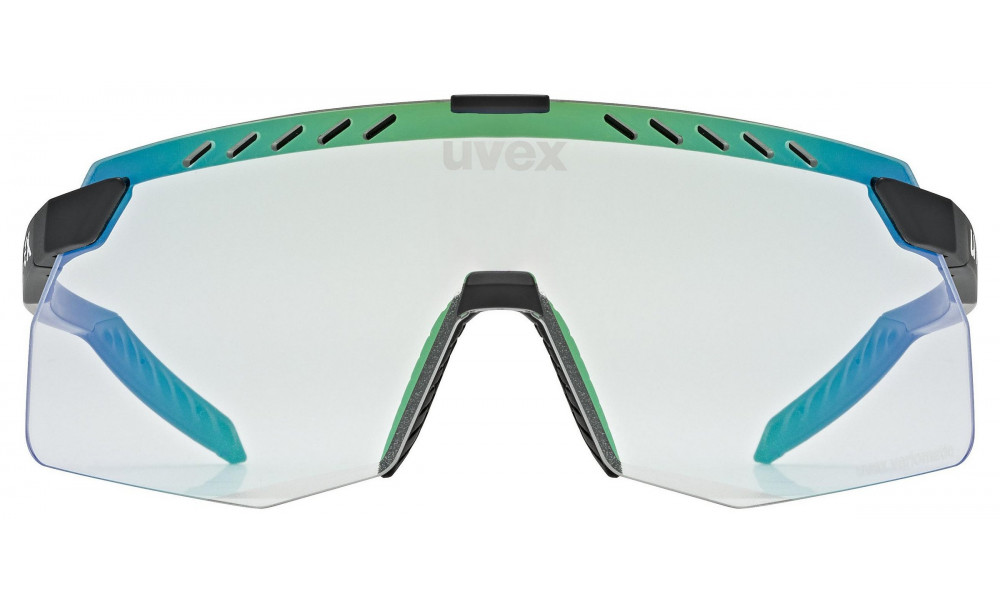 Prillid Uvex pace stage S V black matt / mirror green - 3