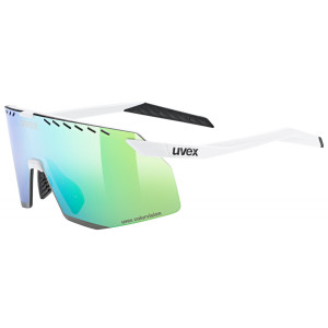 Prillid Uvex pace stage CV white matt / glossy green