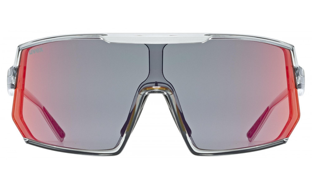 Prillid Uvex sportstyle 235 smoke transparent / mirror red - 3