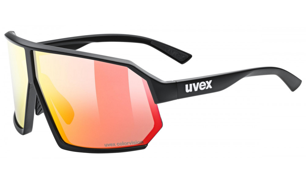 Prillid Uvex sportstyle 237 CV black mat / racy red - 1