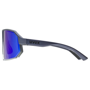 Prillid Uvex sportstyle 237 metallic blue-clear / mirror purple