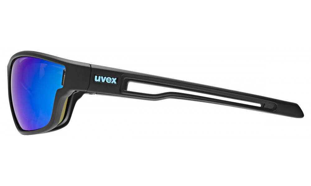 Prillid Uvex sportstyle 806 black matt / mirror blue - 2