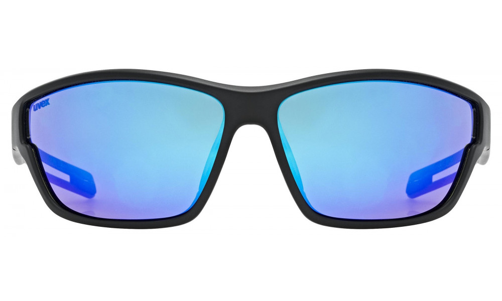 Prillid Uvex sportstyle 806 black matt / mirror blue - 3