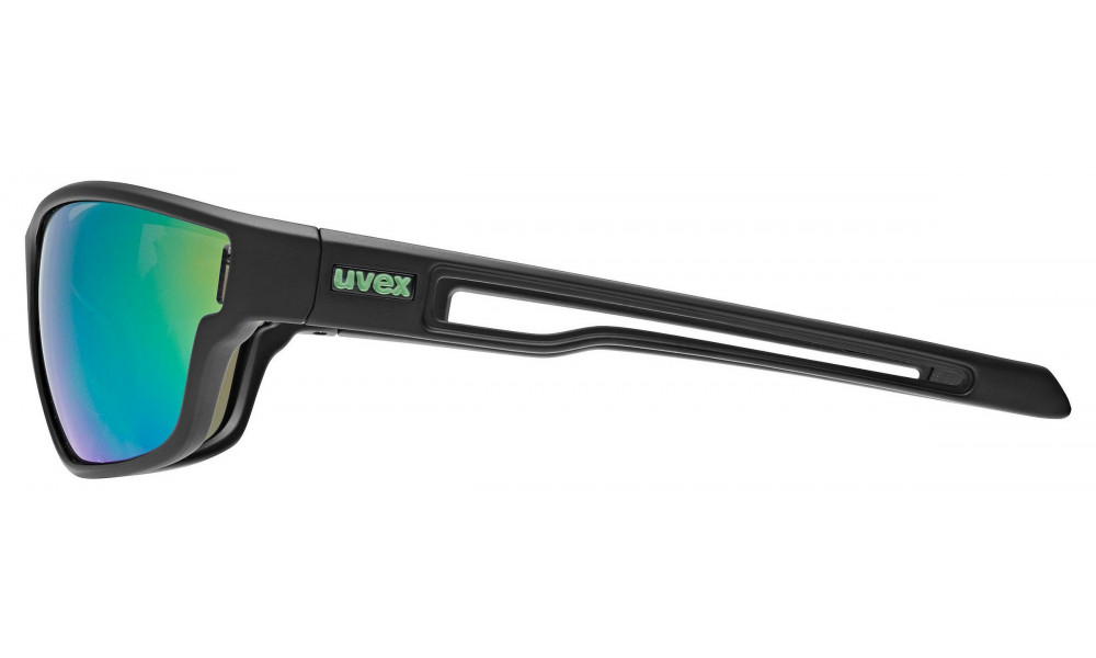 Prillid Uvex sportstyle 806 black matt / mirror green - 2