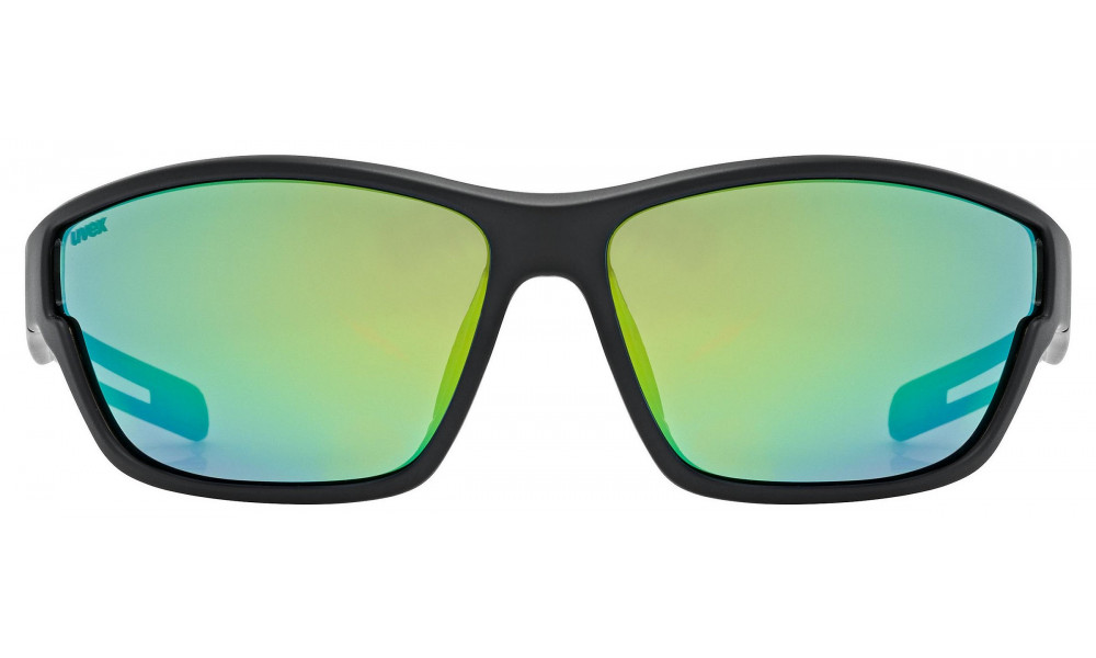 Prillid Uvex sportstyle 806 black matt / mirror green - 3