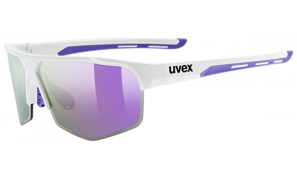 Prillid Uvex axos set white matt / mirror purple - 1