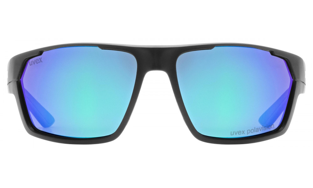 Prillid Uvex sportstyle 233 P black mat / mirror green - 3