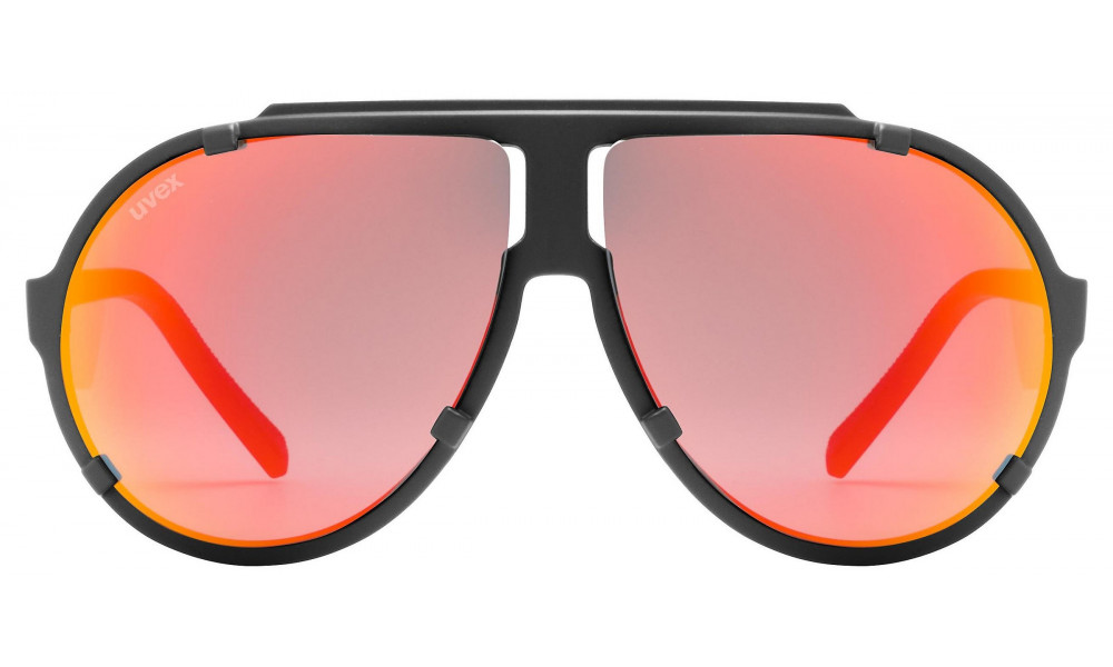 Prillid Uvex esntl pina black matt / mirror red - 3