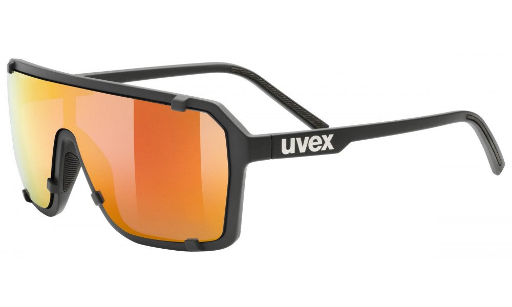 Prillid Uvex esntl epic black matt / mirror red - 1