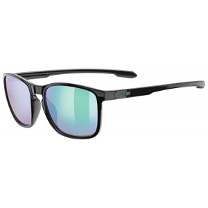 Prillid Uvex LGL 52 black / mirror green