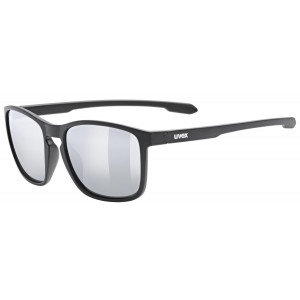 Prillid Uvex LGL 52 black matt / mirror silver