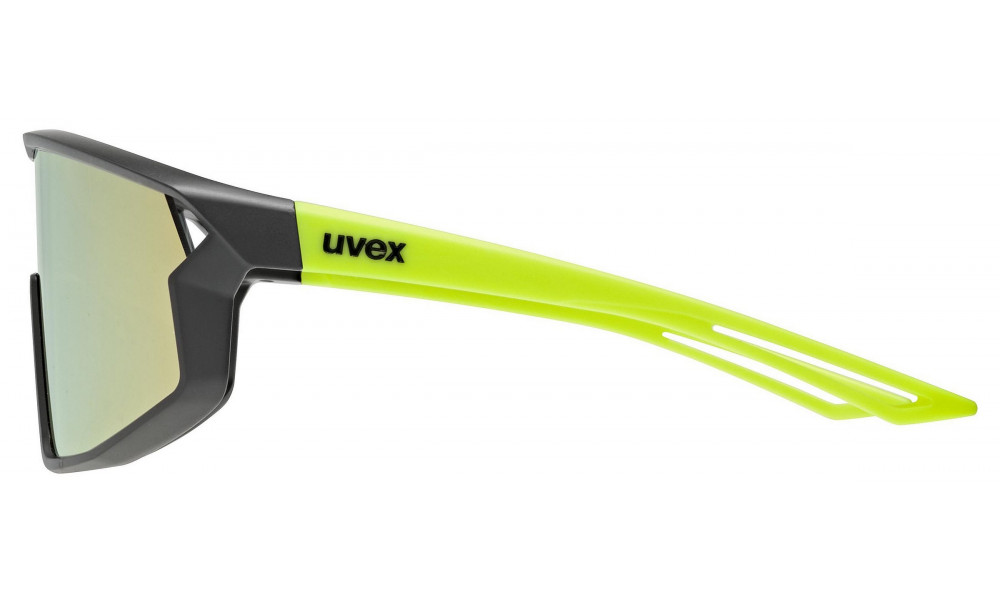 Prillid Uvex skyrise jr. black-yellow matt / mirror yellow - 2
