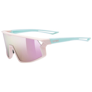 Prillid Uvex skyrise jr. pink-green matt / mirror pink