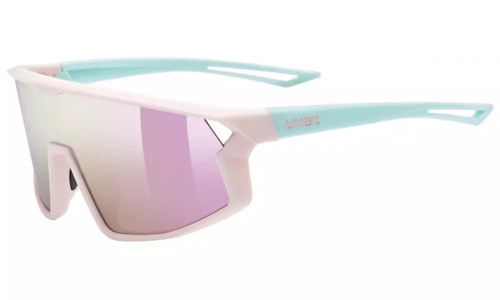 Prillid Uvex skyrise jr. pink-green matt / mirror pink - 1