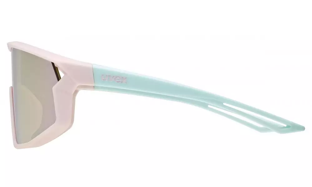Prillid Uvex skyrise jr. pink-green matt / mirror pink - 2