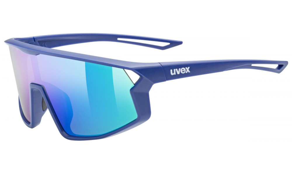 Prillid Uvex skyrise jr. blue matt / mirror green - 1