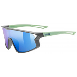 Prillid Uvex skyrise jr. grey-green matt / mirror blue