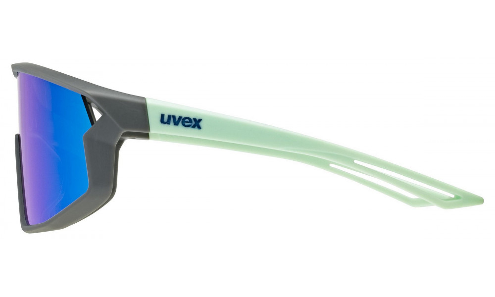 Prillid Uvex skyrise jr. grey-green matt / mirror blue - 2