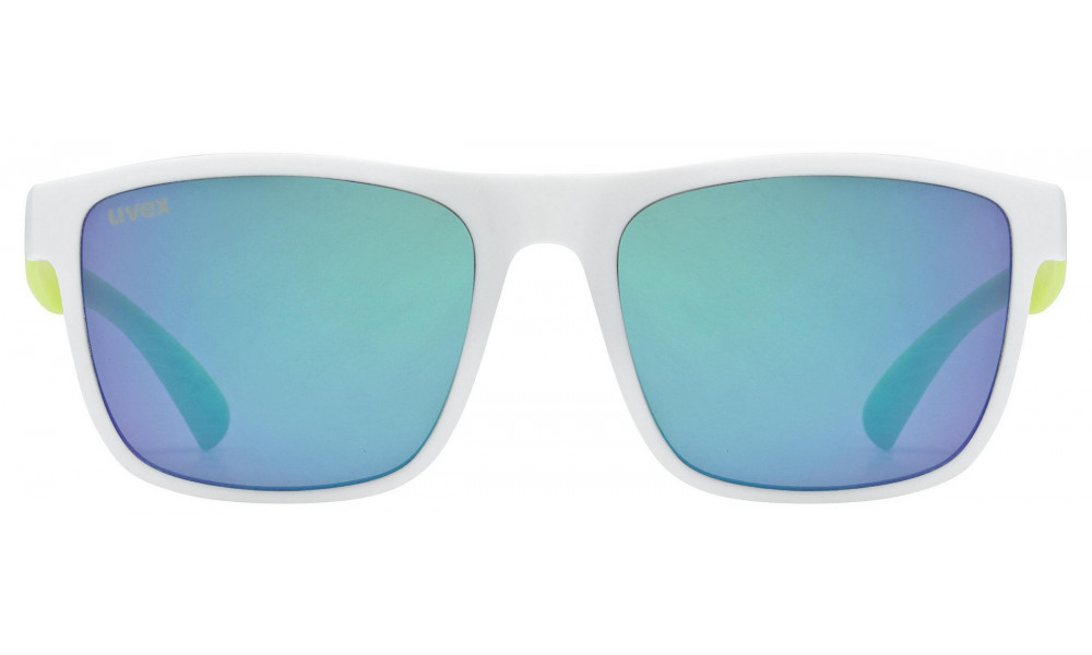 Prillid Uvex rookie white-lime mat / mirror green - 3