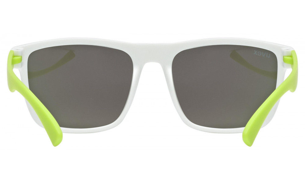 Prillid Uvex rookie white-lime mat / mirror green - 4