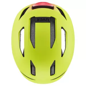 Kiivri Uvex urban planet LED lime matt