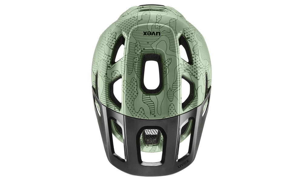 Kiivri Uvex react jr. moss green altimeter matt - 5