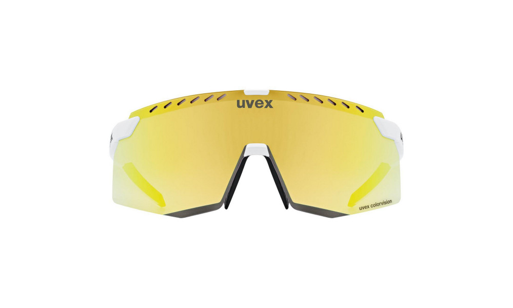 Prillid Uvex pace stage S CV white matt / mirror yellow - 3
