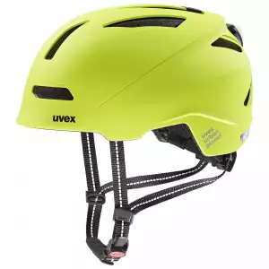 Kiivri Uvex urban planet LED lime matt