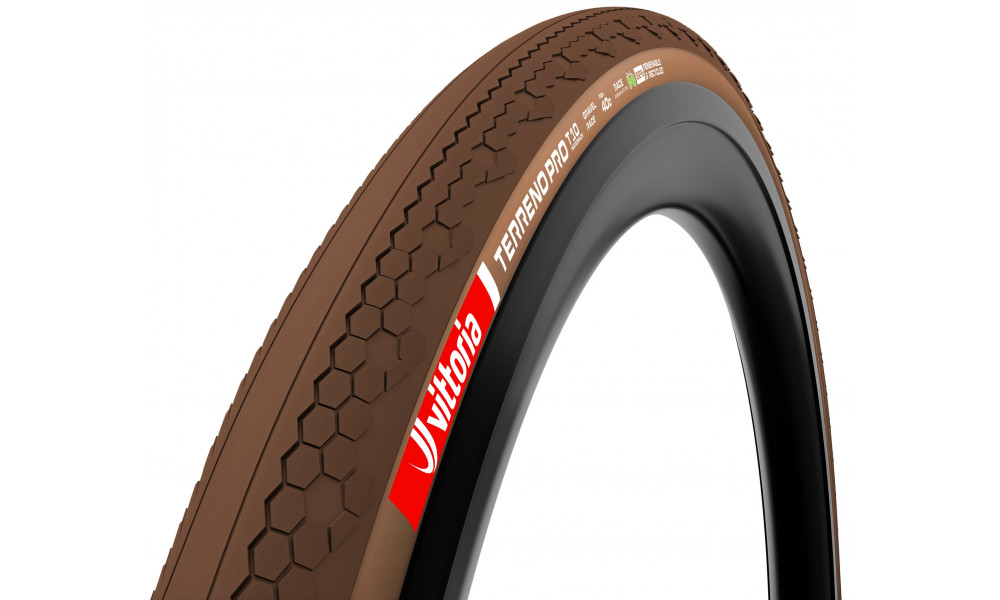 Rehv 28" Vittoria Terreno Pro T10 Hardpack TLR Fold 700x45c / 45-622 natural 