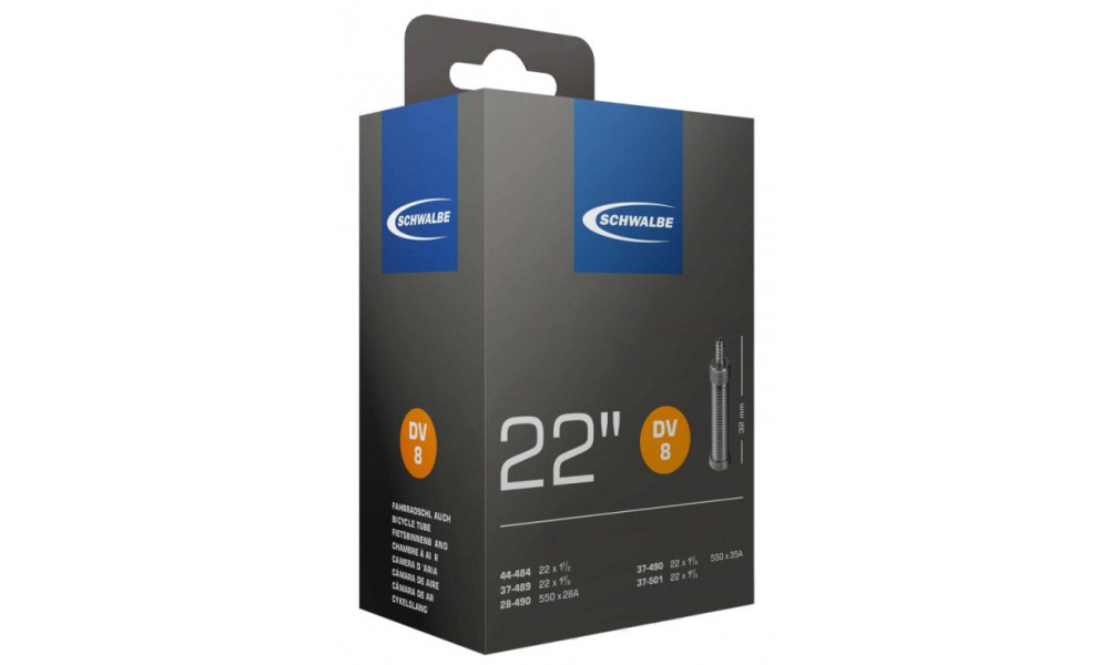 Sisekumm 22" Schwalbe DV8 (28/37-490) 