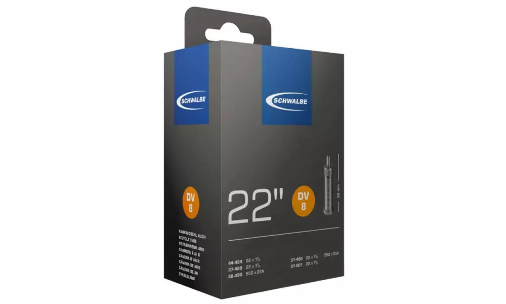 Sisekumm 22" Schwalbe DV8 (28/37-490) 