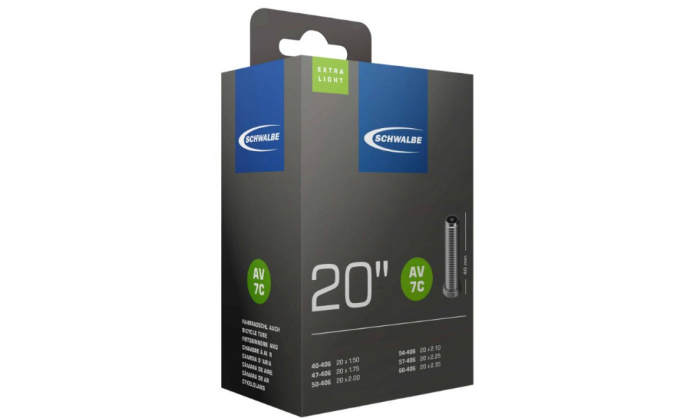 Sisekumm 20" Schwalbe AV7C ExtraLight (40/60-406) 