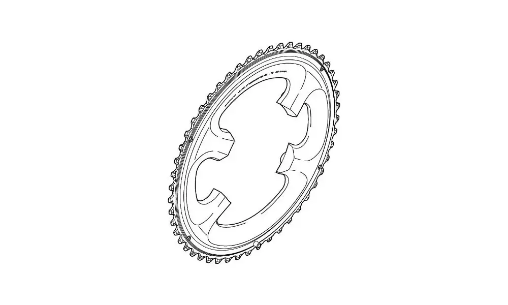 Hammasratas Shimano FC-6800-53T 