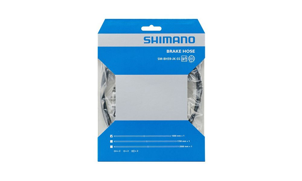 Pidurikõri-trossi Shimano SM-BH59 100CM black with connecting unit - 2