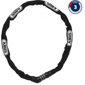 Lukk Abus Steel-O-Chain 4804C/75 black