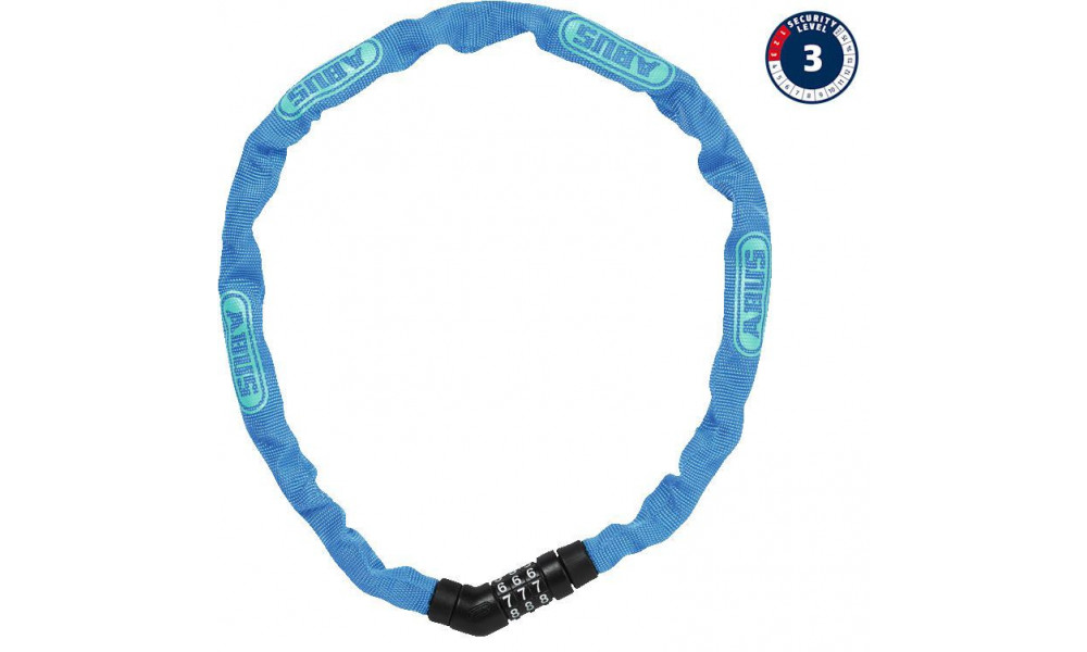 Lukk Abus Steel-O-Chain 4804C/75 blue 