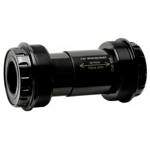 Keskjooksud CeramicSpeed Coated T47 / Threaded 47X73 for Shimano/FSA/Rotor 24mm black (110444)