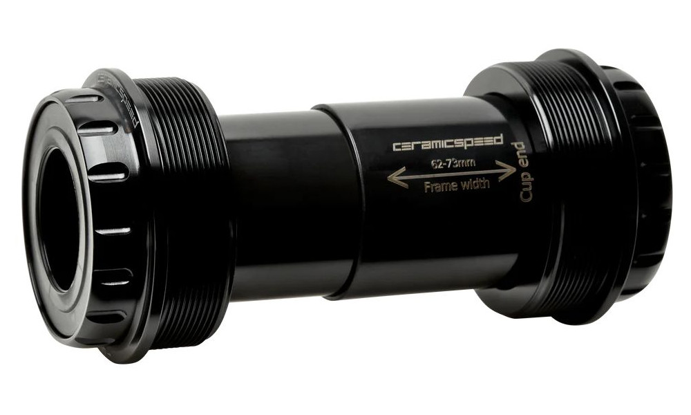 Keskjooksud CeramicSpeed Coated T47 / Threaded 47X73 for SRAM GXP 24 / 22,2mm black (110445) 