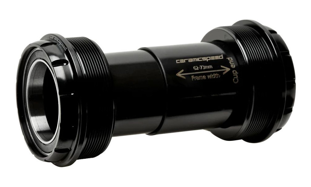 Keskjooksud CeramicSpeed Coated T47 / Threaded 47X73 black (110447) 